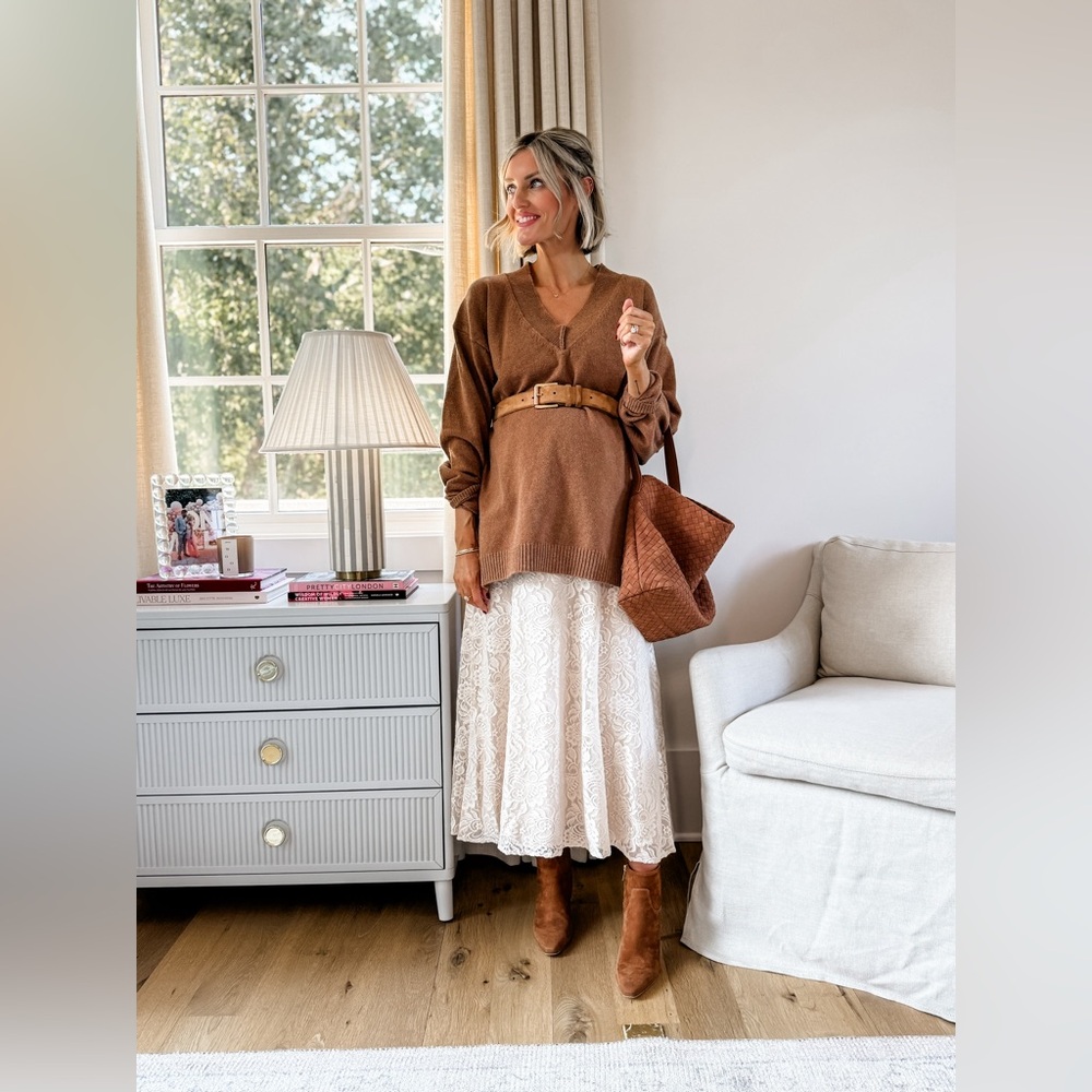 Free People We The Free Chelsea V Neck Tunic